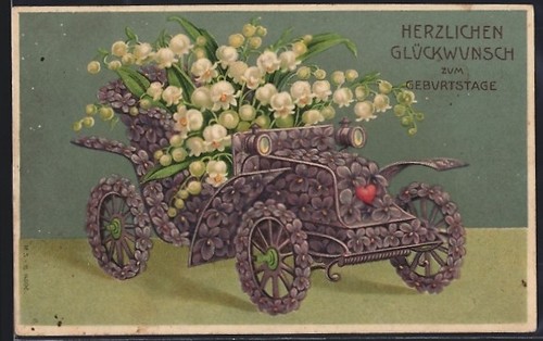 Cartolina automobile come
