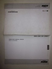 KTM 300 EXC 2007 Europe version Spare parts manual chassis