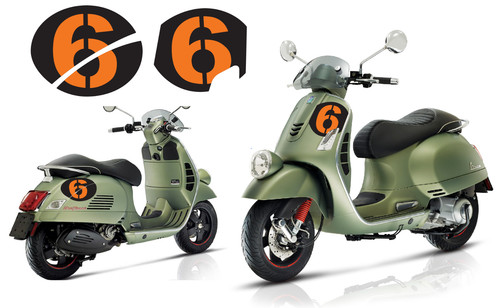 Vespa sei giorni - vespa, gt