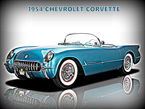 Chevrolet corvette cabrio 1954 - cabrio,