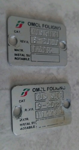 Aluminum plates omcl - plates, fs