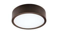 Plafoniera LED marrone legno