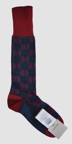 Gucci calze uomo navy - gucci, navy/rosso