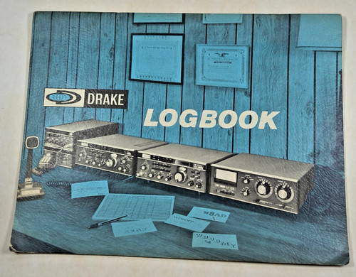 Drake vintage ham radio log - vintage,