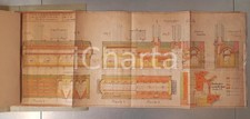 1940 ca MILANO Studio SAVIOTTI - Forno a muffola passante *Fascicolo con disegno