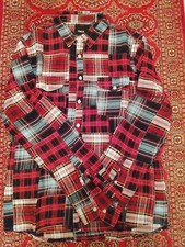 Asos men's patchwork flannel