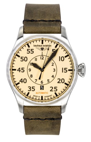 Bauhaus aviation leather strap - bauhaus,
