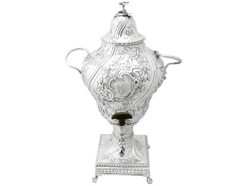 Antico samovar argento - in,