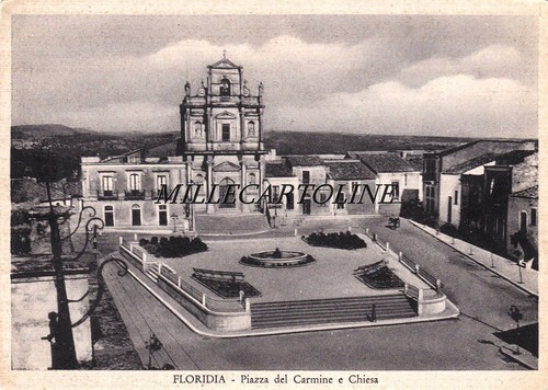 Floridia piazza del carmine e - piazza,
