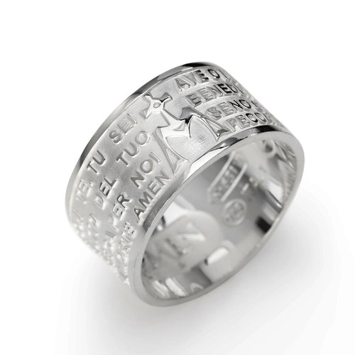 Anello ave maria argento - , 925