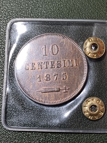 Moneta centesimi 1875 - moneta,