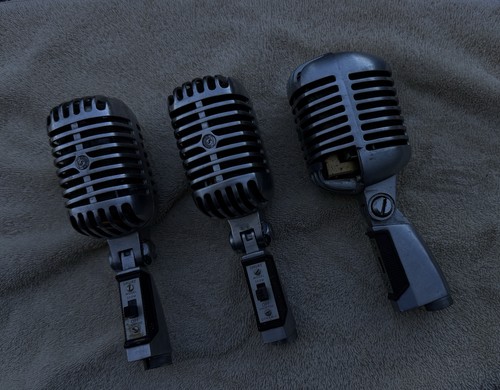 Shure 55sw microphones 1 - 3,
