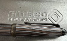 🔴 OSAMA penna sfera marmorizzata MARMORIZZATA IRIDESCENTE vintage 60