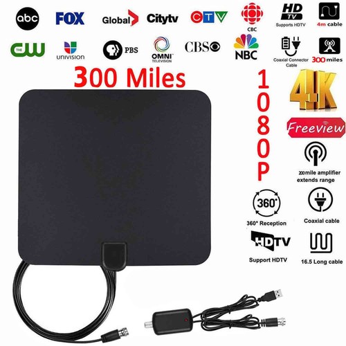 Antenna piatta digitale 4k - piatta,