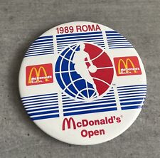 PINS NBA Spilla MCDONALD'S OPEN 1989 ROMA Gadget IB4B