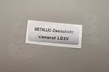 Adesivo LD3V rosso siena metallizzato Porsche 924 944