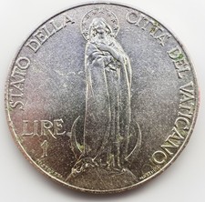 Vaticano 1934 1 Lira Pio Xl