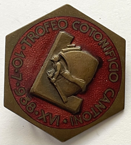 Distintivo trofeo cotonificio - distintivo,