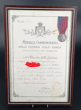 MEDAGLIA CON DIPLOMA SOLDATO
