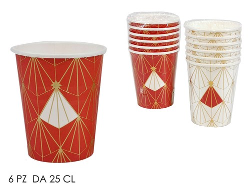 Set bicchieri natalizi 2 - bicchieri,