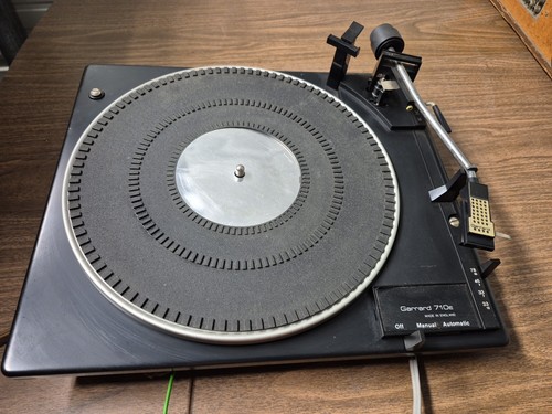 Garrard 710e turntable read - garrard,
