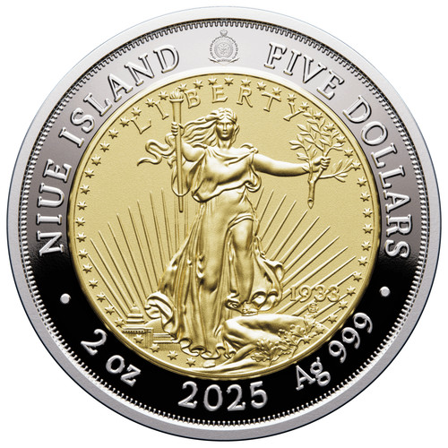 Niue 2025 argento 999 - $5,
