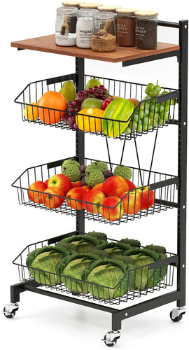 Carrello cucina con ruote - da,