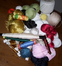 COTONE gomitoli rocchetti e altri filati STOCK per hobbies creativi gr. 800