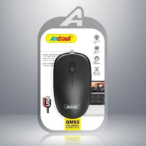 Mouse cablato cavo usb qm82 - cablato,