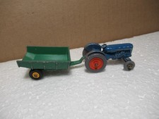 FORDSON MAJOR #72 +rimorchio TRAILER #51 MATCHBOX LESNEY  originale,  pressofuso