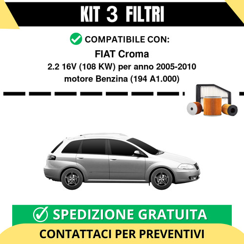 Kit filtri tagliando per - filtri,