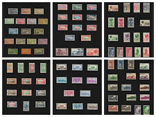 ANTILLE FRANCESI FRANÇAISES VECCHI SET PITTORICI UFFICIO POSTALE FRESCO **MAI INCERNIERATO  