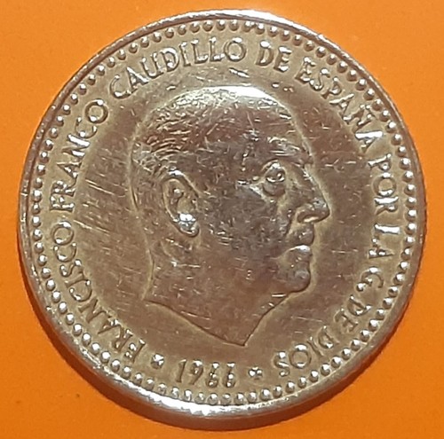 Moneta spagna peseta 1966 - moneta,