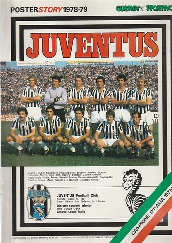 Poster story 1978 juventus - story, 1978-79