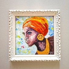 Quadro olio originale regina