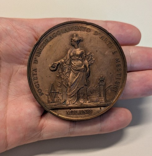 Milano medaglia bronzo - milano,