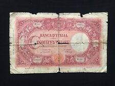 Banconota 500 Lire Italia 1943 vecchia circolata epoca seconda guerra mondiale rara banconota P-70