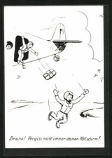 Ak Paracadutista Scherzoso