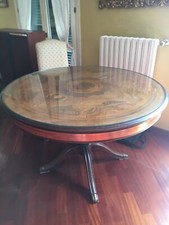 tavolo rotondo riproduzione Maggiolini, anni '60