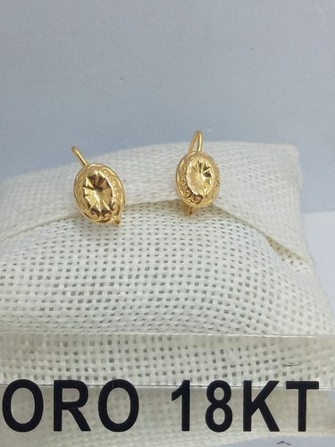Orecchini oro giallo 750 - in, 18