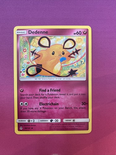 Pokemon card dedenne - dedenne, forbidden