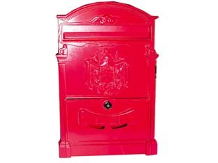 Cassetta postale alluminio - in,
