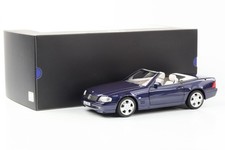 Mercedes-Benz 500 SL R129 Hardtop Cappotta Blu-Azzurrite Metallico Norev Dealer