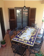 Tavolo + 8 Sedie (Deruta)