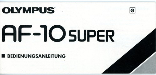 Manuale istruzioni olympus - manuale,