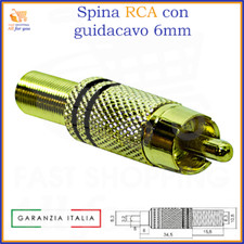 Connettori spinotto rca