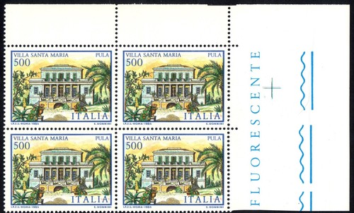 Italia 1985 1734 quartina - italia,