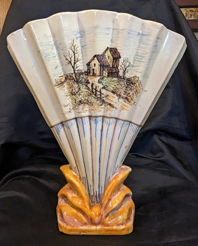 Vaso ceramica istoriata - in,