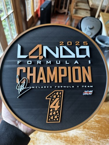 Targa campione formula lando - targa, 1
