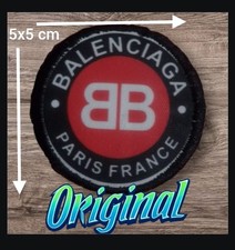 Toppa Balenciaga con tessuto a ricamo Dimensioni 5x5 cm